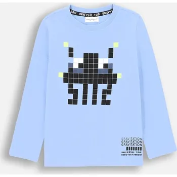 Dívčí tričko Coccodrillo dětské tričko modré bavlna velikost 98