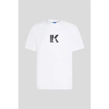 TRIČKO KARL LAGERFELD JEANS KLJ REG K LOGO TEE WHITE