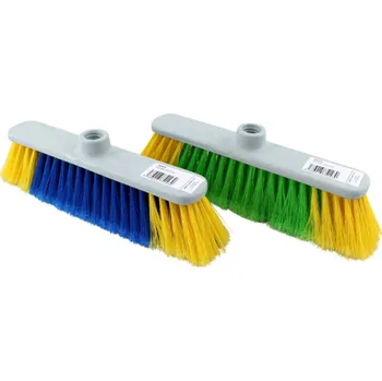 Smeták TIPI TOP, plast růžovo modrý se závitem