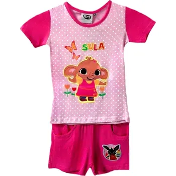 KOMPLET TRIČKO A KRAŤASY BING (růžovo-malinový) Velikost: 92