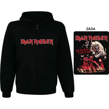 Pánská mikina Iron Maiden - mikina s kapucí a zipem 14