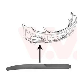Nárazník Spoiler VAN WEZEL 3769502