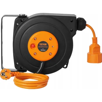 Napájecí kabel Prodlužovací Kabel kabel na bubnu Vevor 9,14 m, 1 ks, černý