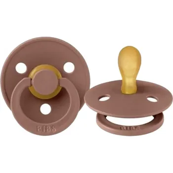 dudlíky Kaučukový dudlík BIBS, 0-6 m, hnědý