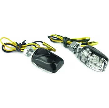 Moto sedlo BIHR Shell LED indikátory černé univerzální 6P199T091B
