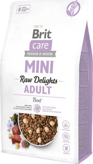 Brit Care Mini FD Raw Delights Beef 2 kg / exp. 2.4.26