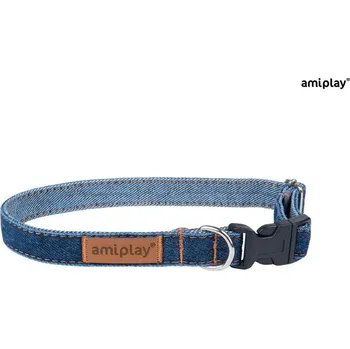 Obojek pro psa Amiplay Obojek Denim S 20 - 35 x 1 cm Námořnická