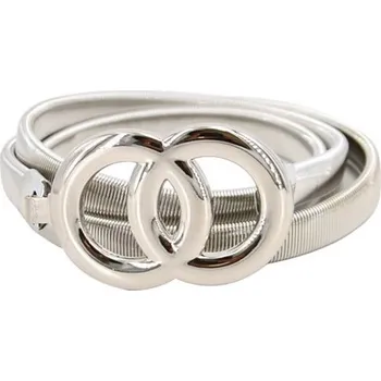 Opasek Dámský pružinový pásek round Stříbrný Lifestyle 97k-cube