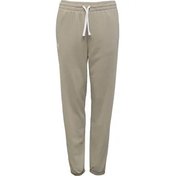 Dámské tepláky Under Armour RIVAL TERRY md Béžová, Bílá