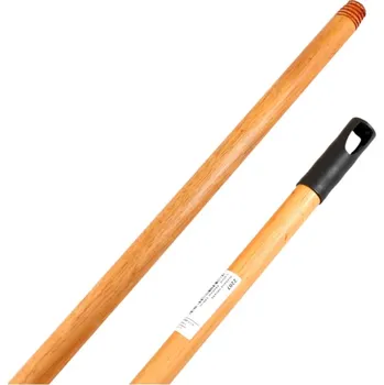 Násada Násada na smeták se závitem dřevěná lakovaná 120cm 22mm