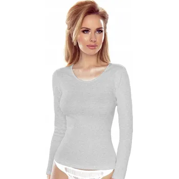 Tričko s dlouhým rukávem šedé Irene Eldar 3XL