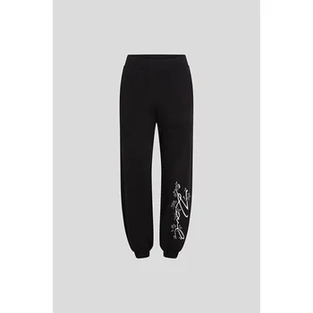 TEPLÁKY KARL LAGERFELD KARL ORCHID LOGO SWEATPANTS BLACK