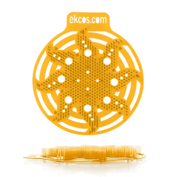 Osvěžovač vzduchu Sítko do pisoáru Ekcos Powerscreen 30 - vůně tropické ovoce, oranžové 1ks