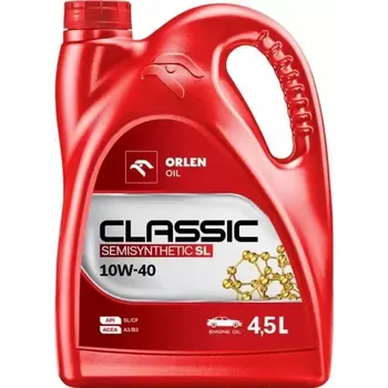 Motorový olej ORLEN OIL CLASSIC SEMISYNTHETIC SL 10W-40 4,5L