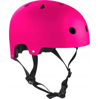 Cyklistická přilba Helma na skateboard SFR Essentials Helmet Lesklá Růžová Fluo XXS/XS