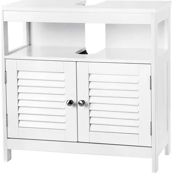 Koupelnový nábytek VASAGLE Koupelnová skříňka, 60x30x60cm, bílá Skříňka pod Umyvadlo