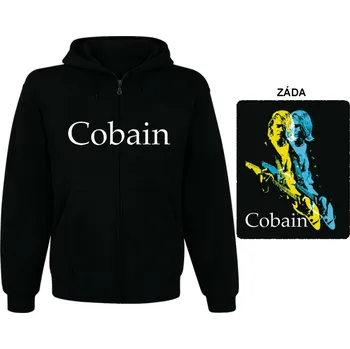 Pánská mikina Nirvana - mikina s kapucí a zipem 5