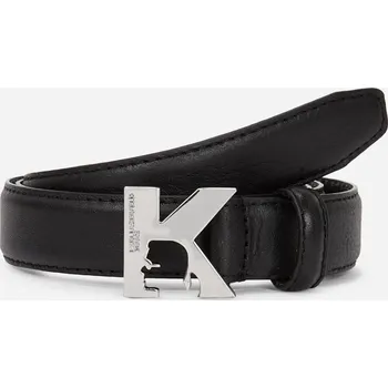Módní doplněk OPASEK KARL LAGERFELD JEANS KLJ LOGO BELT BLACK
