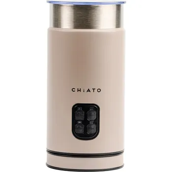 Šlehač mléka Elektrický napěňovač mléka 240ml 450W CHiATO milkPLAY – krémové mléko
