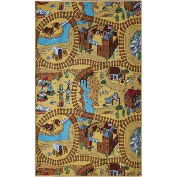 Koberec Dětský kusový koberec Western, 200x400, vícebarevná, dětský pokoj, AladinWorld Expres - 1 rok na vrácení + DOPRAVA ZDARMA k Vám i zpět