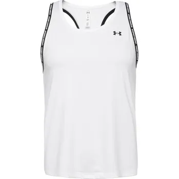 Dámské oblečení Dámské tílko Under Armour TECH KNOCKOUT TANK md Bílá, Černá