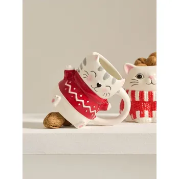 Stolování Sinsay - Hrnek ve tvaru kočky - vícebarevná - 348GV-MLC - 348GV-MLC-ONE