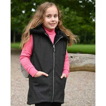 Dámská vesta reflexní křížkovaná softshellová vesta s hebkým chloupkem
