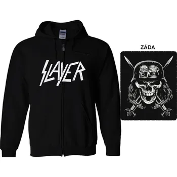 Pánská mikina Slayer - mikina s kapucí a zipem 5