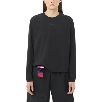 Dámské tričko Salomon Trackline LS Tee W LC2650100 - deep black L