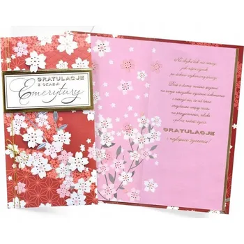 Obraz Přání ke Svatba, výročí, 11,3 x 21,6 cm