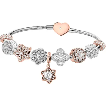 Náramek Stříbrný náramek Beads - sada - nekonečno - AP93-0462