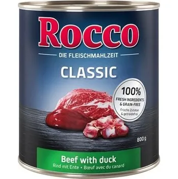 Krmivo pro psa Rocco vlhké krmivo pro psy HOVĚZÍ a KACHNA 800g