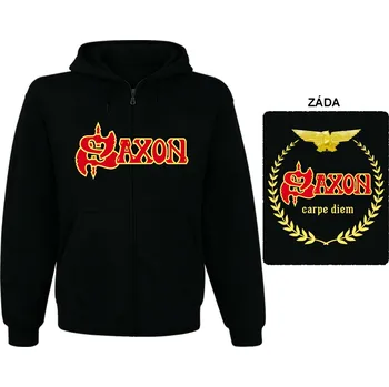 Pánská mikina Saxon - mikina s kapucí a zipem 1