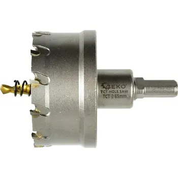 Vrták Korunkový vrták do kovu TCT, 65mm GEKO 0.390 Kg HOBY Sklad3 G39692 (0.390 Kg HOBY Sklad3 G39692)
