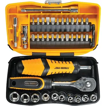 Sada nářadí Gola sada ráčna s bity a ořechy 1/4" sada 39 dílů Strend Pro 0.79 Kg NÁŘADÍ Sklad2 TR239480 (0.79 Kg NÁŘADÍ Sklad2 TR239480)