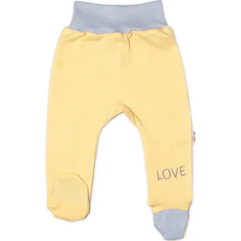 Kojenecké polodupačky, žluté - Love, vel. 50
