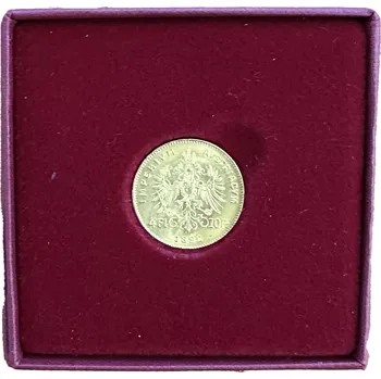 Münze Österreich 10 Frank 4 Zlatník Franz Josef I. 1892 2.9099998474121094 g