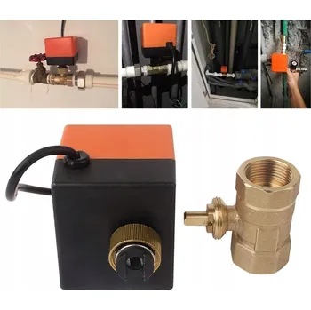 Ventil KULOVÝ ELEKTROMAGNETICKÝ VENTIL 1" S POHONEM 220V DN25 PRO VODU