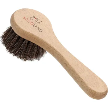 teploměr do vody pro miminko Dřevěný kartáč s měkkým koňským vlasem, velký, přírodní