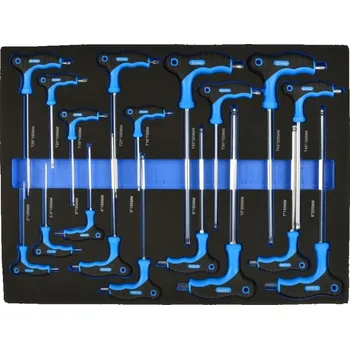 Šroubovák Vložka do zásuvky - šroubováky typ "T" Torx, Hex, sada 18ks GEKO 2.280 Kg HOBY Sklad3 G10833E (2.280 Kg HOBY Sklad3 G10833E)