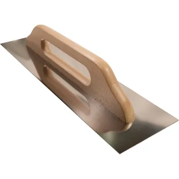 Zednické hladítko hladítko nerezové, s dřevěnou rukojetí, hladké, 580 x 130 mm 0.70 Kg TOP Sklad4 109113 (0.70 Kg TOP Sklad4 109113)