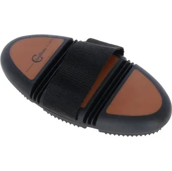 Čištění pro koně Hřbílko na koně Covalliero Flex 2K, černo-hnědé