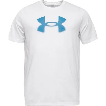 Pánské oblečení Pánské tričko Under Armour REFLECTIVE BIG LOGO sm Bílá, Tyrkysová
