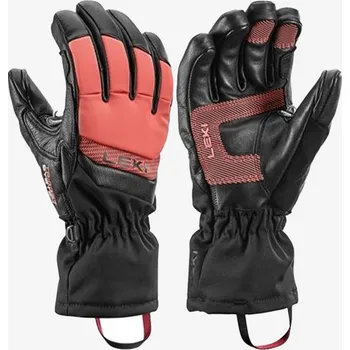 Chránič rukou Rukavice lyžařské Leki Griffin Base 3D Women Velikost: 7 černá/růžová