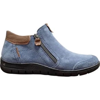 Dámské polobotky Wild R732 Jeans Dámské celokožené polobotky modré 37