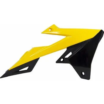 RACETECH Kryty chladiče žlutočerné Suzuki RM-Z450 R-CVRMZGINR18