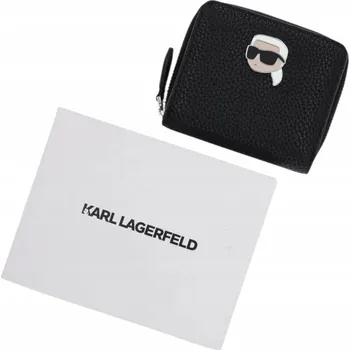 Peněženka KARL LAGERFELD IKON PEBBLE MD BIFOLD WLLT ČERNÁ