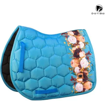 Dotibel podsedlová dečka všestranná NOVA: TYRKYSOVÁ/PROTEA&ROSES (HNĚDÁ)