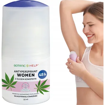 BotanicHelp antiperspirant pro ženy 48h s konopným olejem, 50 ml