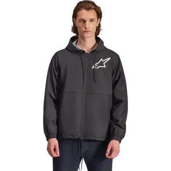 Pánská softshellová bunda Bunda - ALPINESTARS Speeder Chromium Windbreak 2025 - Black / White XL